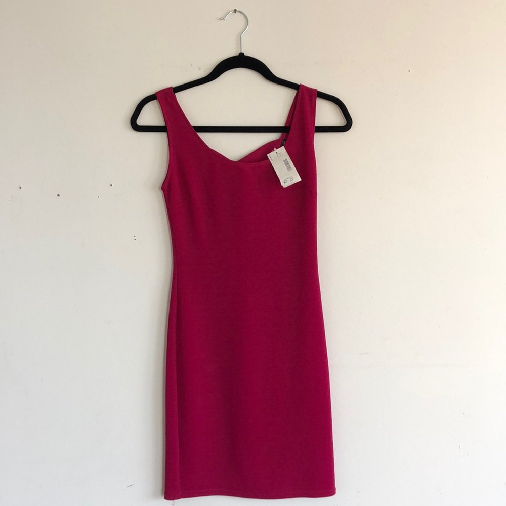 Aqua Fushia Cocktail Dress